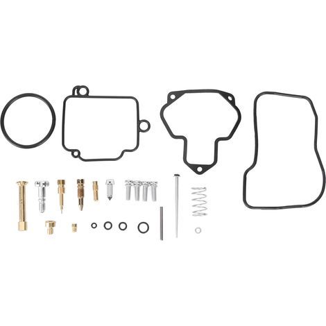 Carburetor Repair Kit, Yosoo 25PCS ATV Carburetor Rebuild Repair Kit Metal Rubber Replacement for Warrior 350 YFM350X 1987-2004. (1/5)