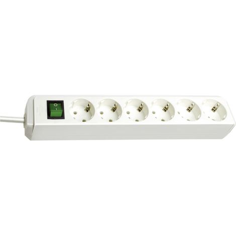 Steckdosenleiste Eco Line 16 A 250 V Steckd.6 1,5m H05VV-F 3x1,5mm² BRENNENSTUHL