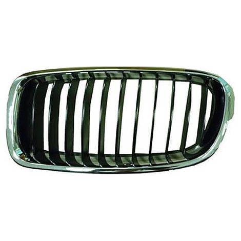 Grille de calandre avant gauche chromée et noire BMW Serie 3 F30/F31 2012-2018