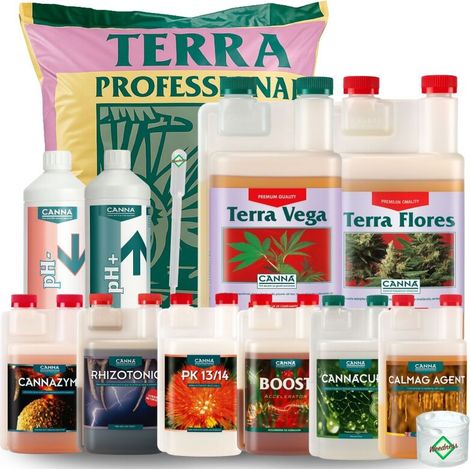 Canna Terra Prof. Erde-Set Big XL – Pflanzenzucht Blumenerde (1/5)