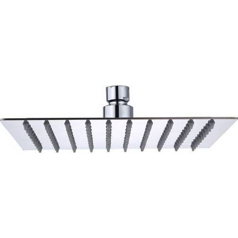SOFFIONE DOCCIA INOX QUADRO 20X20 CM GROENLANDIA
