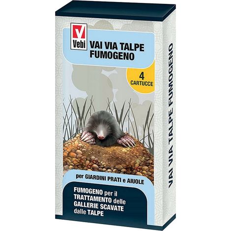1CF CARTUCCE FUMOGENE ANTI-TALPA Vai via Talpe