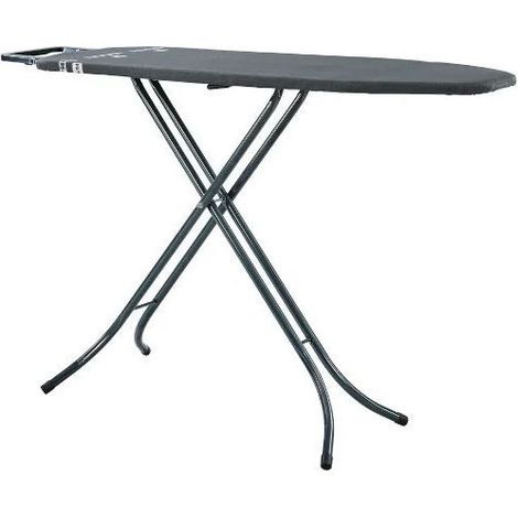 Leifheit 76201 Classic M Black Tavola da stiro regolabile in altezza da 69 a 88 cm con superficie 120x38 cm colore Nero