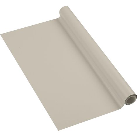 Papier adhésif Taupe Aspect Cuir Patch en Cuir - 45cm x 1,5m - Épaisseur 260μ, Film Autocollant pour Meuble et Cuisine, Film décoratif, Papier Peint, PVC sans phtalates, Fabriqué en UE (1/5)