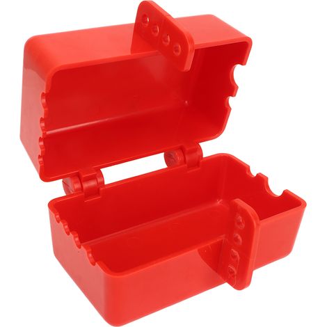 Verriegelungs- und Beschriftungsvorrichtung für industrielle elektrische Steckdosen, 5 mm Wandstärke, Steckdosenisolierung, für Baustellen und Fabriken. (1/5)