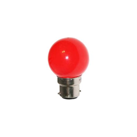 Ampoule 4 Led SMD - 0,62W - Rouge - B22 - 65682-2PC - Festilight