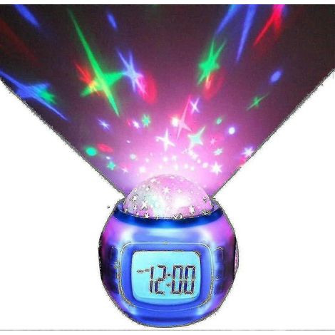 LED-Digitalwecker mit Sternenprojektor, Musik, Kalender und Timer (1/3)