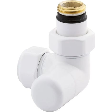 Arteclima - Detentore Termo Angolare 3/8" - Colore: Total White - Versione: Destra