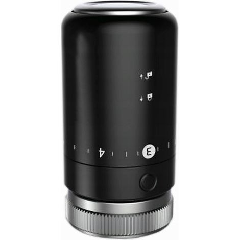CABEZAL TERMOSTÁTICO PARA RADIADOR KIRA M30X1.5 NEGRO