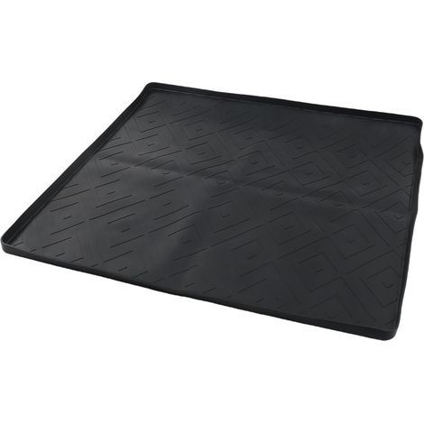 Tapis en silicone pour mini-réfrigérateur 50 x 50 x 1,5 cm (19,68 x 19,68 x 0,59 po) - Noir - Lot de 1 (1/4)