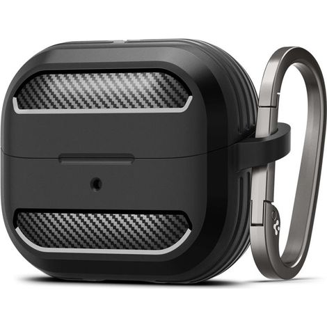 Spigen Rugged Armor - Schutzhülle für Samsung Galaxy Buds 3 / 3 Pro (Matt Schwarz) (1/5)