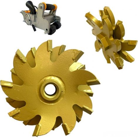 Fresa Lama di ricambio per scanalatrice tracciatrice scanalatore muro 80x35 mm (1/5)