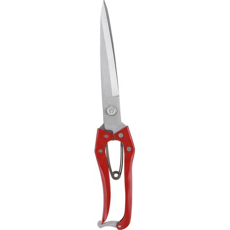 Tijeras de esquilar manuales multifuncionales de acero inoxidable para lana de oveja, hoja de 30 cm con resorte amortiguador. (1/5)