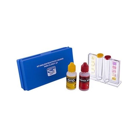 Kit d'analyse Quimicamp OTO et pH - Analyse pour tout type d'eau dans les piscines, spas, etc.