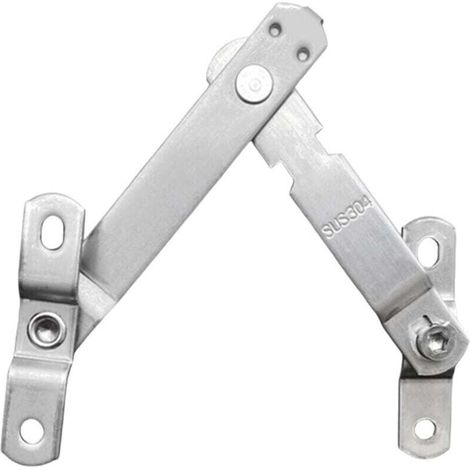 SABIR Limiteur de fenêtre, limiteur de fenêtre à micro-vent, vérin en acier inoxydable, verrou de sécurité pour fenêtre scolaire, vérin de fenêtre suspendu.. (1/4)