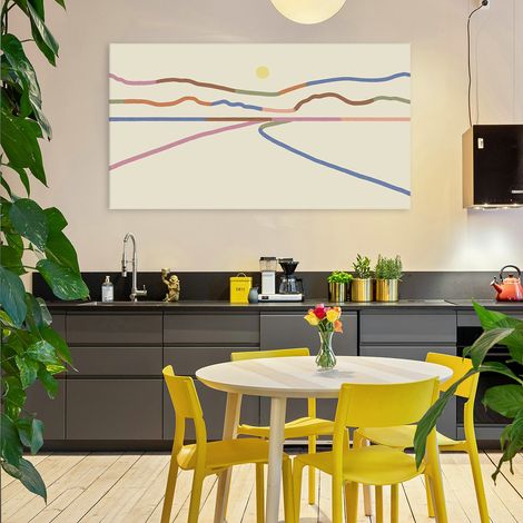 Tableau horizon en toile imprimée, 120x80 cm (1/5)