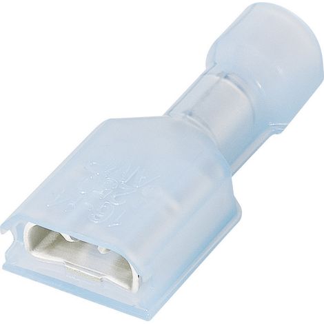 TE Connectivity 2-520184-2 Flachsteckhülse  Steckbreite: 6.3 mm Steckdicke: 0.8 mm 180 ° Vollisolier