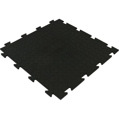 Carrelage PVC noir effet bulles 50x50 (1/4)