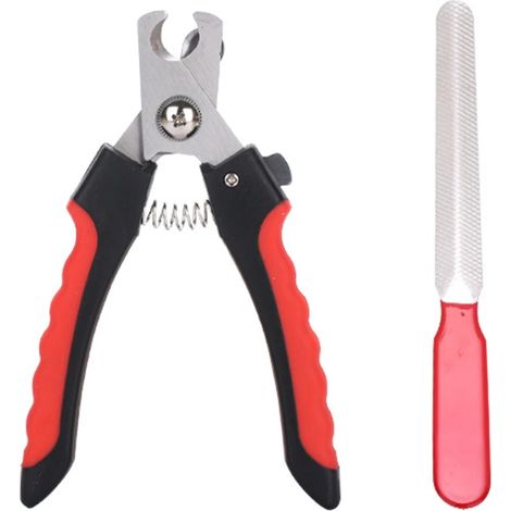 Outils de toilettage pour animaux : ciseaux et lime à ongles pour animaux. Taille : grande. (1/5)