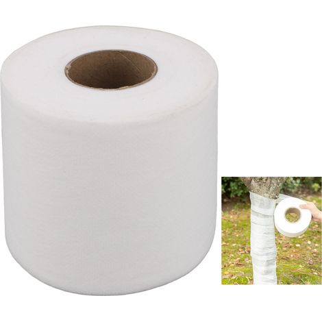 Toile d'emballage pour arbres, bandage isolant, protection contre le froid et le gel, protection contre les intempéries, 35 m², pour l'aménagement paysager et l'entretien des arbres. Bande non tissée (1/5)