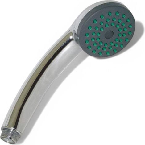 Doccetta getto fisso anticalcare in plastica cromata con attacco M 1/2 ideale per bagno moderna e resistente