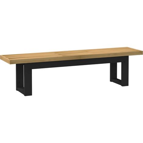 Dining Bench NOAIN 160 x 41 x 45 cm Solid Pine Wood Natural vidaXL