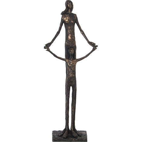 Mutter und Sohn -In -Law -Harz -Figur im Alter von 24x15x60cmpour alle Stile, um zu Hause eine Note zu verleihen (1/5)