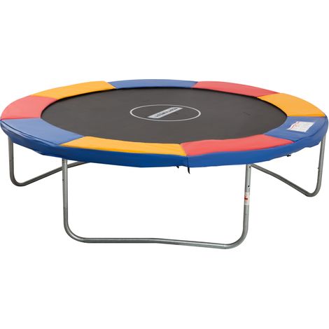 Coussin de protection trampoline Ø 305 cm résistant UV anti-déchirure multicolore