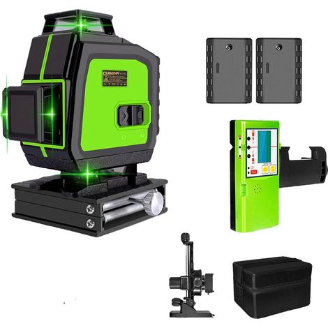 Niveau Laser, 12 Lignes, Portée de Détection de 50m, Étanche IP54 (1/2)