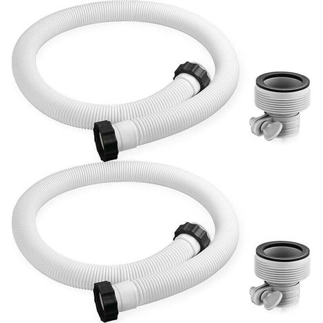 For Intex Pool Hose Adapter Replacement Hose Pool Filter Pump Hose Connectors (2pcs) (1/4)