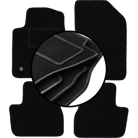 Komplettset Veloursmatten für: Peugeot 208 I Schrägheck (2012-2019) (1/5)