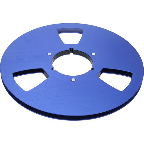 Bobine Accepteur 10 Pouces pour Ruban 1/4 Pouce - Compatible Bandes Ampex Grand Master 456, Bobine Vide Bleu (1/5)