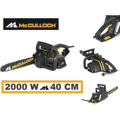 Elettrosega/Motosega elettrica 2000W lama 40cm McCulloch - CSE2040