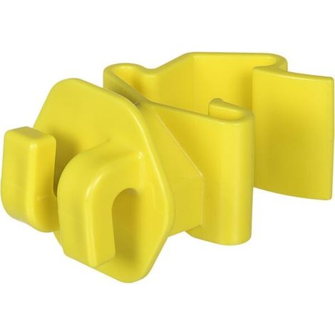 Corral T-Post isolateur cordelette clip jaune (25 Pièce) (1/4)