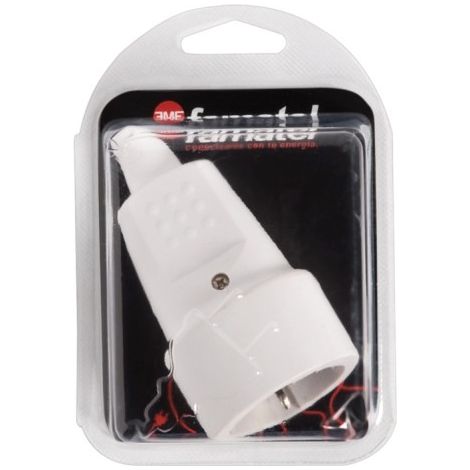 BASE MOVIL ELEC 100X145X65 TT 16A-250V GOMA TERM BL FAMAT