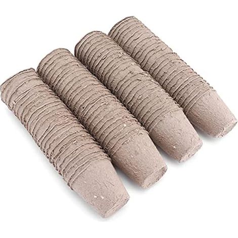 Pots de Tourbe en Papier pour Le Démarrage des Graines, 100 Pièces, (1/5)