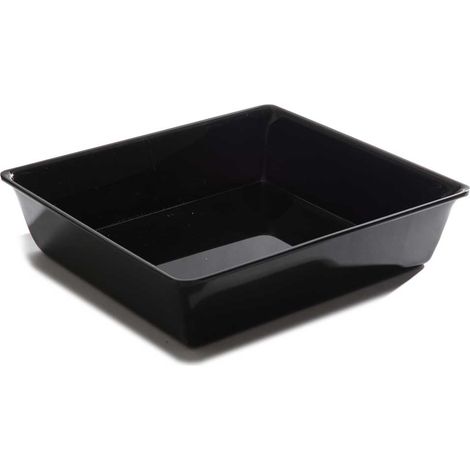 Plateau en Plexiglas gastronorme GN 2/3 354x325x80mm Noir - Matériel CHR Pro