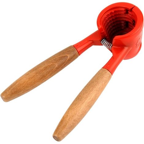 Cascanueces Cocina 21,5X6,5Cm Mango Haya Rojo Aluminio/Fundido Ilsa 455 (1/2)