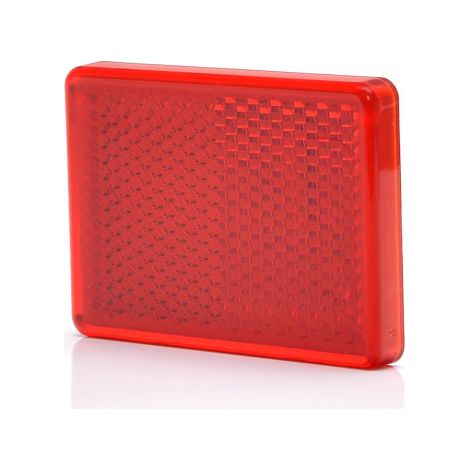 Catadioptre Rouge Adhésif - 55x40 mm (1/4)