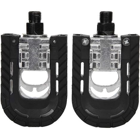 Paire de pédales pliantes en alliage d'aluminium pour vélo de route et VTT, pédales légères à roulements pour vélo (1/5)