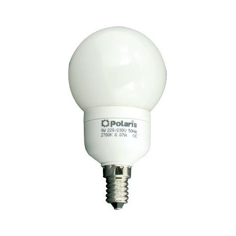 LAMPADINE B/C SFERA CALDA E14 9W