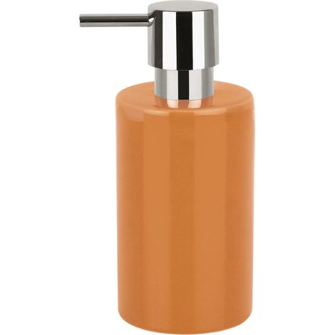 Distributeur de savon Céramique TUBE Orange Spirella (1/4)