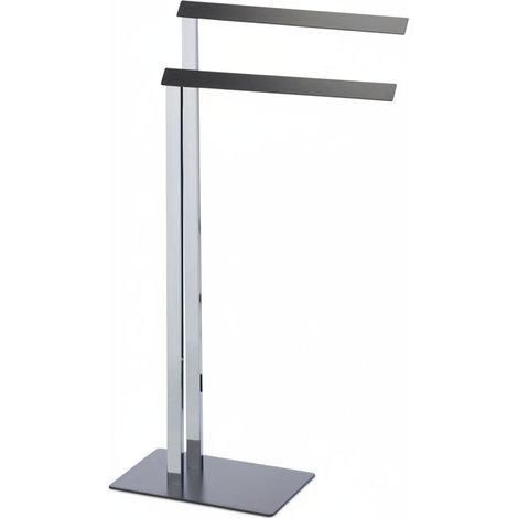 Toallero independiente 82 cm cromo y antracita 130002267