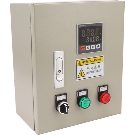 Boîtier de régulation de température intelligent PID avec sonde thermocouple précise, contrôleur de température 220 V CA 4 kW 18 A (1/5)