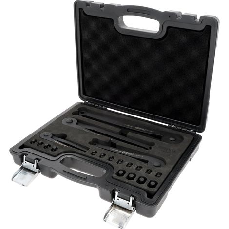 KS TOOLS Juego de extractores de tuercas de dos agujeros 20 piezas - 150.3205 (1/5)