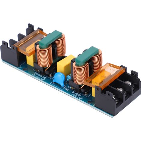 EMI-Filtermodul, Audio-Netzteilreinigerplatine, 50/60 Hz Wechselstrom, dicke Kupferfolie, 25 A Bauteile (1/5)