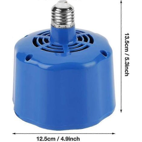 Lampe chauffante pour poulailler - 100-300 W - Lampe chauffante pour poussins et autres animaux de compagnie (1/4)