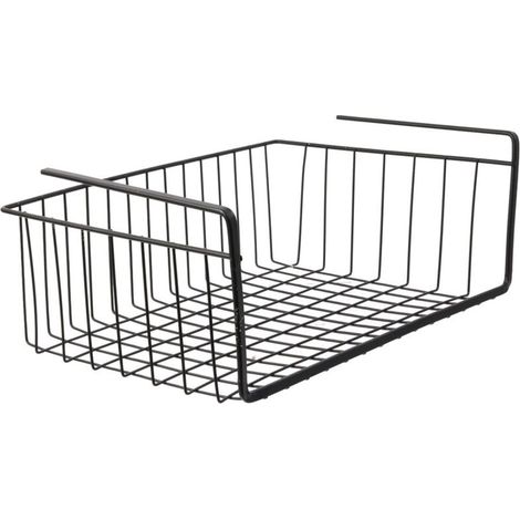 Aufhängung aus schwarzem Metall, 40 cm lang