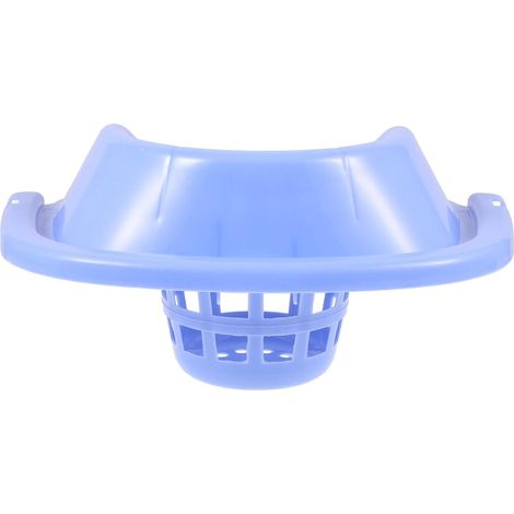 à balai en plastique bleu avec système d égouttage pour un
