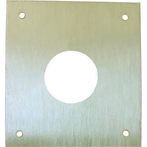 Placa cerradura 80x80mm bocallave redonda Ø28mm m-51/8080r-2 (1/2)
